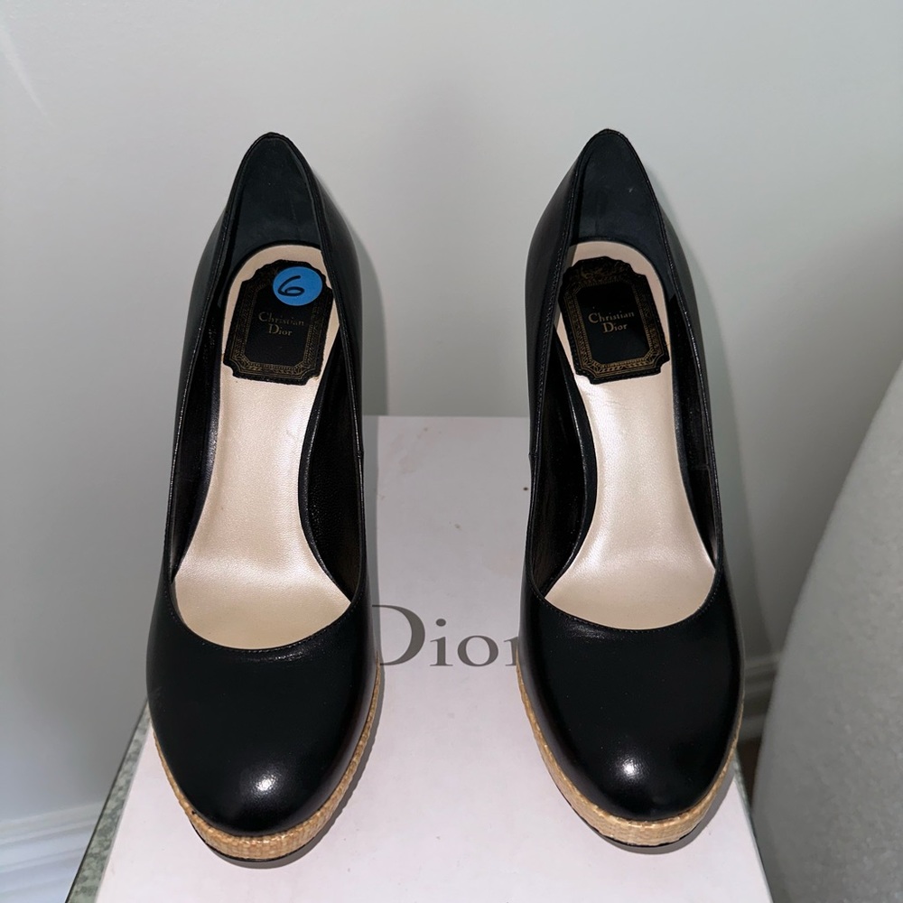 Christian Dior black pumps size 36